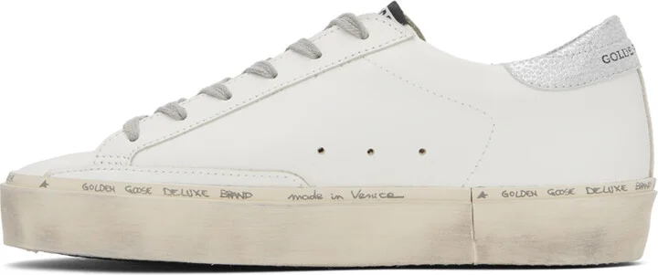 Golden Goose White Hi Star Sneakers - Image 3