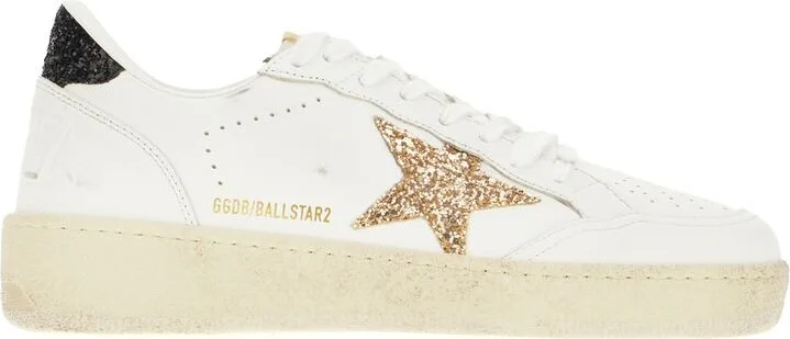 Golden Goose White Leather Ballstar 2 Sneakers - Image 2