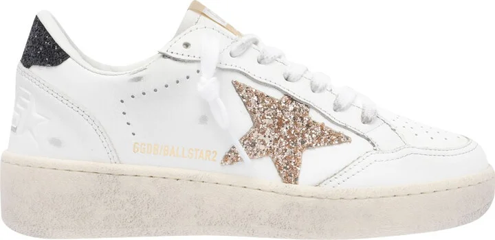 Golden Goose White Leather Ballstar 2 Sneakers - Image 4