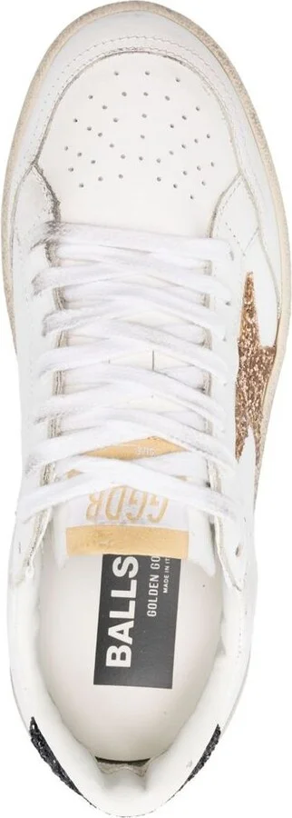 Golden Goose White Leather Ballstar 2 Sneakers - Image 10