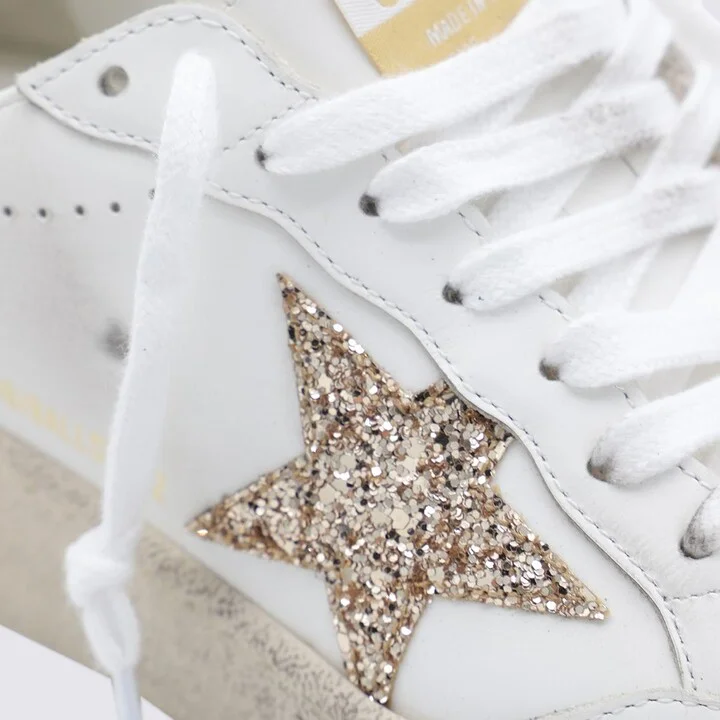Golden Goose White Leather Ballstar 2 Sneakers - Image 4