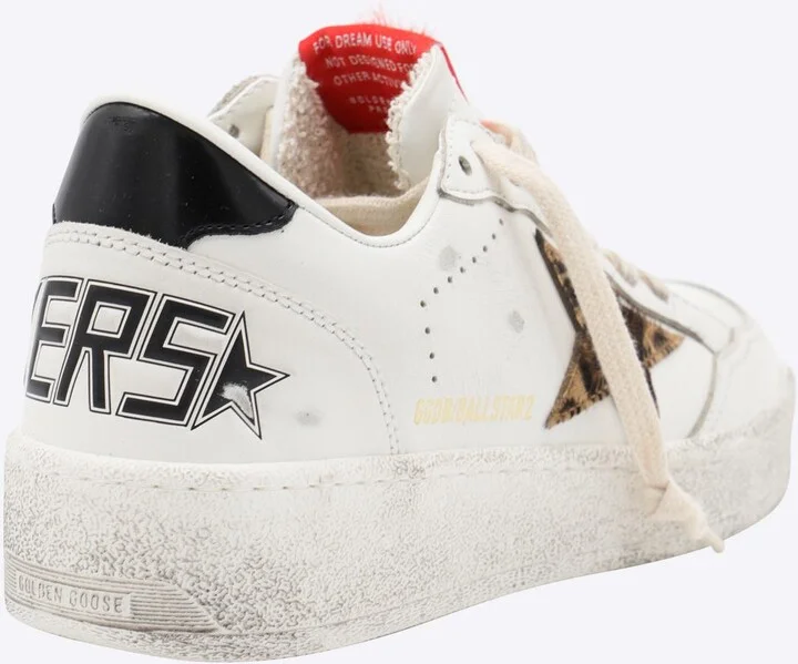 Golden Goose White Leather Ballstar 2 Sneakers - Image 3