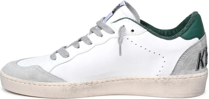Golden Goose White Leather Sneakers - Image 3