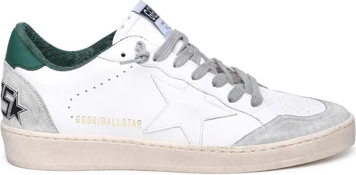 Golden Goose White Leather Sneakers