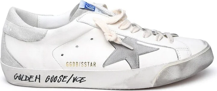 Golden Goose White Leather Sneakers