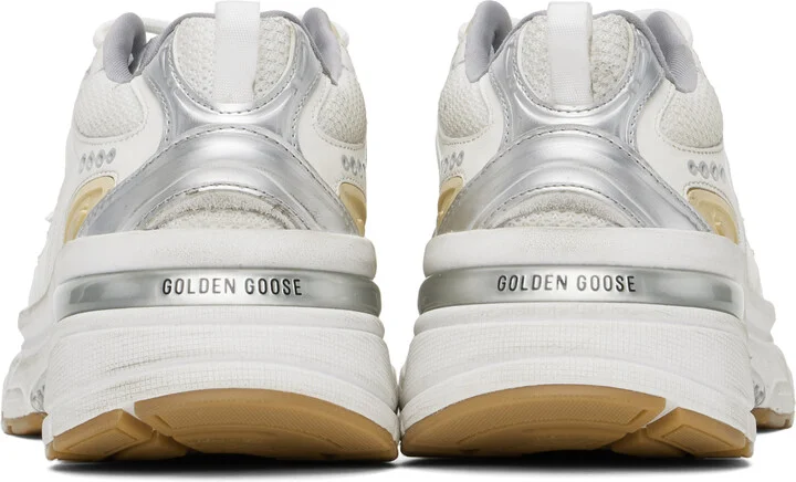 Golden Goose White Lightstar Sneakers - Image 2
