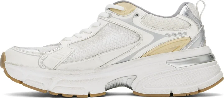 Golden Goose White Lightstar Sneakers - Image 3