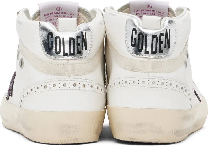 Golden Goose White Mid Star Sneakers - Image 2