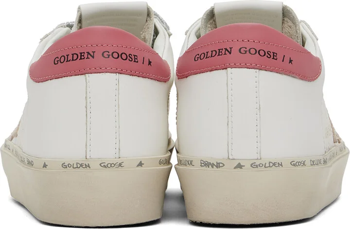 Golden Goose White & Pink Hi Star Classic Sneakers - Image 2