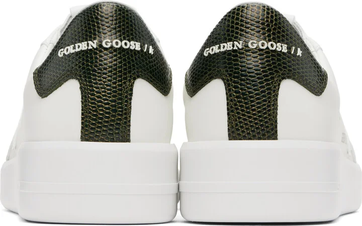 Golden Goose White Purestar Sneakers - Image 2