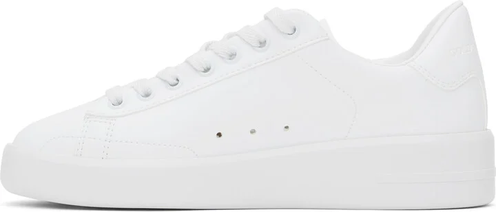 Golden Goose White Purestar Sneakers - Image 3