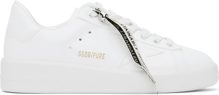 Golden Goose White Purestar Sneakers