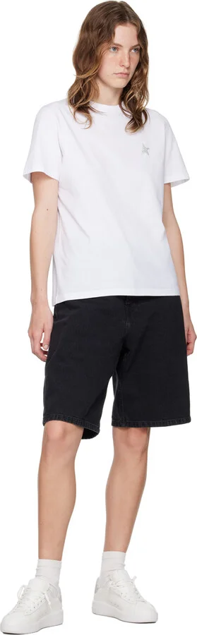 Golden Goose White & Silver Purestar Sneakers - Image 5