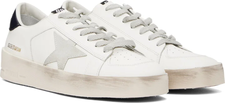 Golden Goose White Stardan Sneakers - Image 4
