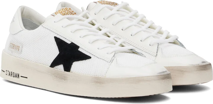 Golden Goose White Stardan Sneakers - Image 4