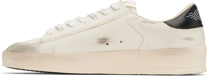 Golden Goose White Stardan Sneakers - Image 3