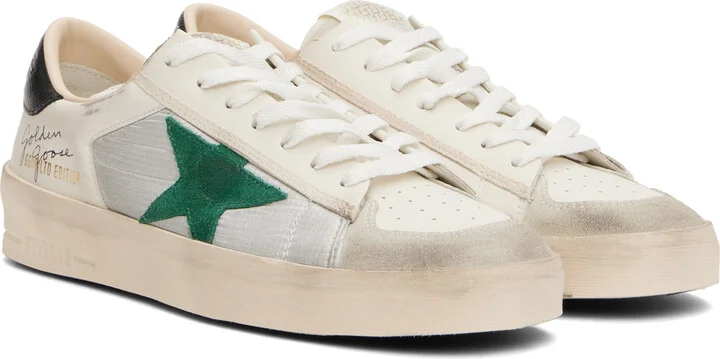 Golden Goose White Stardan Sneakers - Image 4