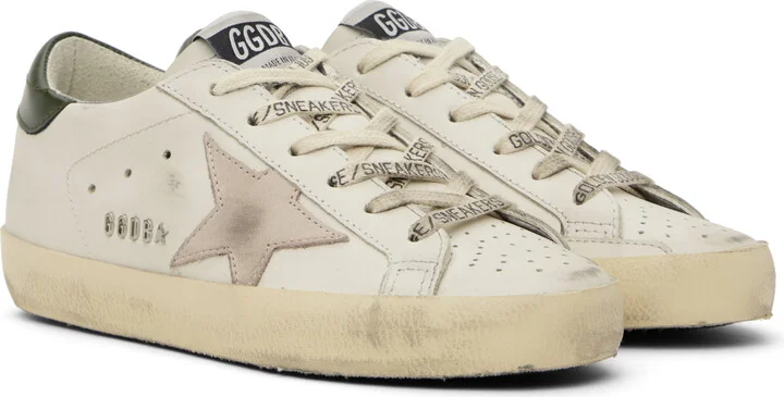 Golden Goose White Super-Star Classic Sneakers - Image 4