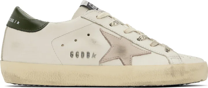 Golden Goose White Super-Star Classic Sneakers