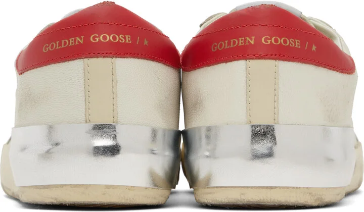 Golden Goose White Super-Star Skate Sneakers - Image 2