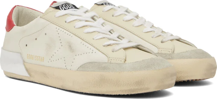 Golden Goose White Super-Star Skate Sneakers - Image 4