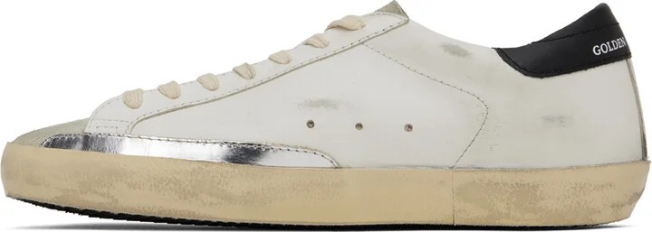 Golden Goose White Super-Star Skate Sneakers - Image 3