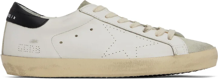 Golden Goose White Super-Star Skate Sneakers
