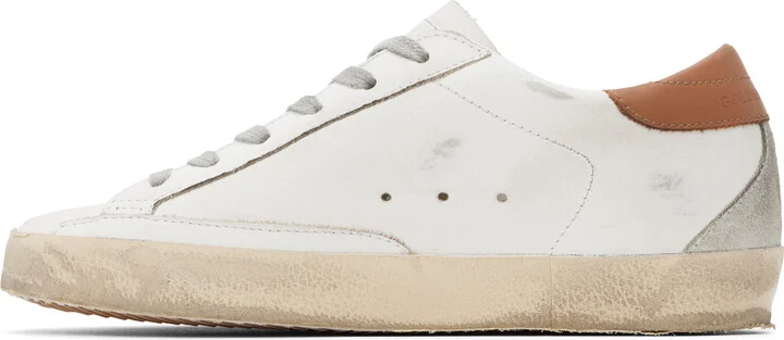 Golden Goose White Super-Star Sneakers - Image 3