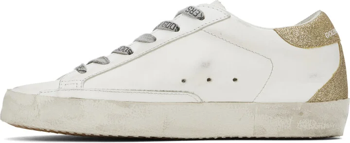 Golden Goose White Super-Star Sneakers - Image 3