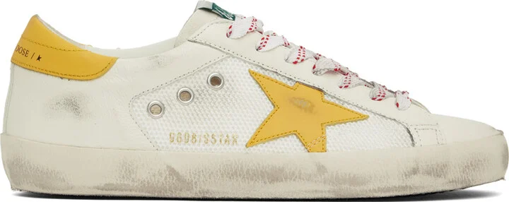 Golden Goose White Super-Star Sneakers
