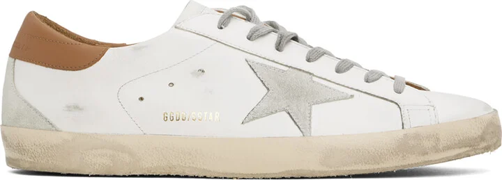 Golden Goose White Super-Star Sneakers