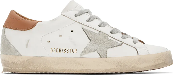 Golden Goose White Super-Star Sneakers