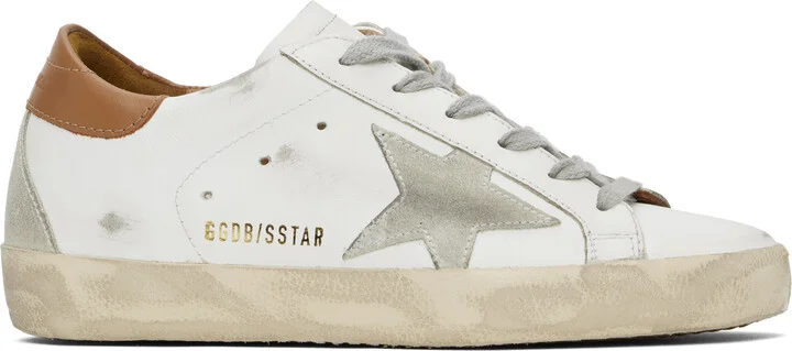 Golden Goose White Super-Star Sneakers