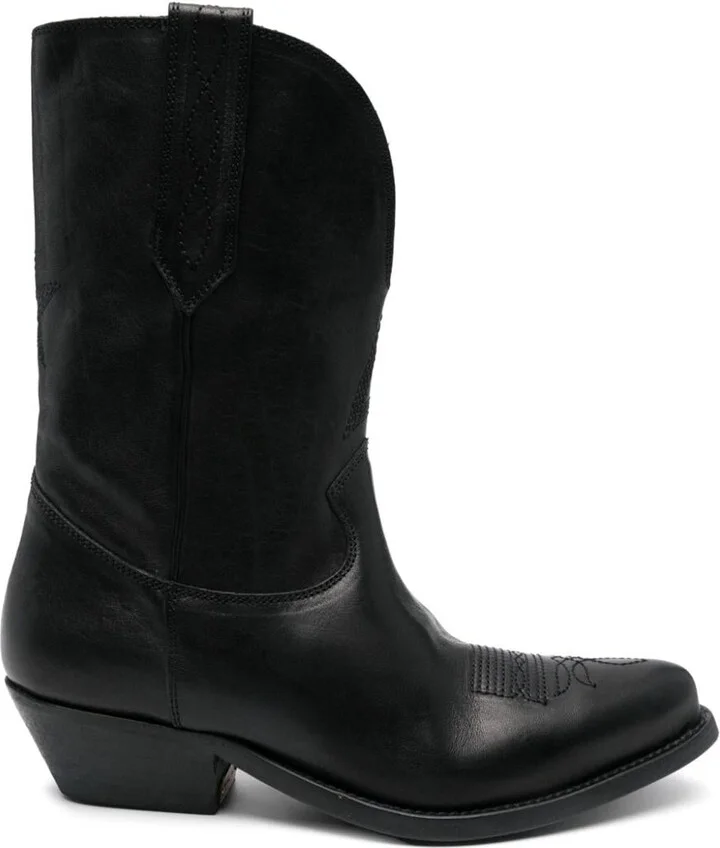 Golden Goose Wish Star Leather Boots