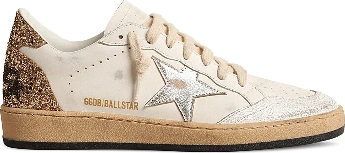 Golden Goose Women's Ball Star Glitter Low Top Sneakers