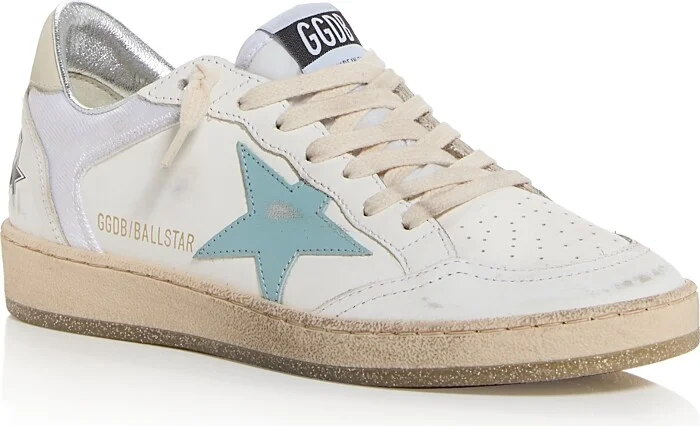 Golden Goose Women's Ball Star Lace Up Low Top Sneakers