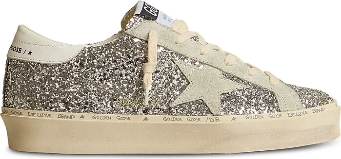 Golden Goose Women's Hi Star Glitter Low Top Sneakers