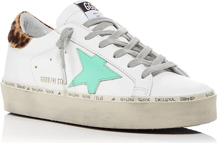 Golden Goose Women's Hi Star Real Calf Hair Low Top Sneakers