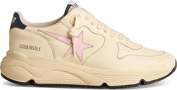 Golden Goose Women's Lace Up Leather Running Sneakers