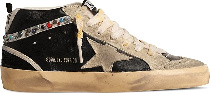 Golden Goose Women's Mid Star Embellished Mid Top Sneakers