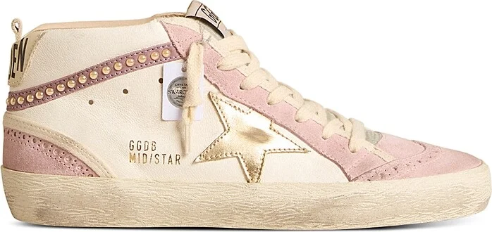 Golden Goose Women's Mid Star Lace Up Sneakers