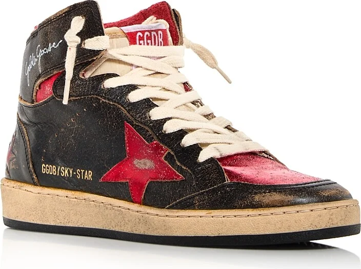 Golden Goose Women's Sky-Star High Top Sneakers
