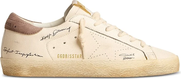 Golden Goose Women's Super Star Almond Toe Doodle Sneakers