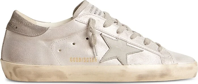 Golden Goose Women's Super Star Almond Toe Star Patch Sneakers