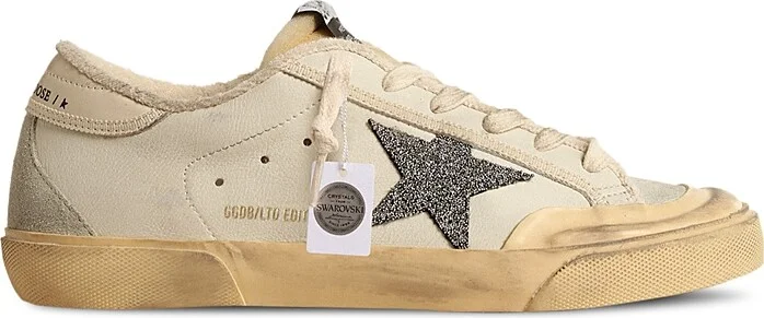 Golden Goose Women's Super-Star Penstar Swarovski Crystal Low Top Sneakers