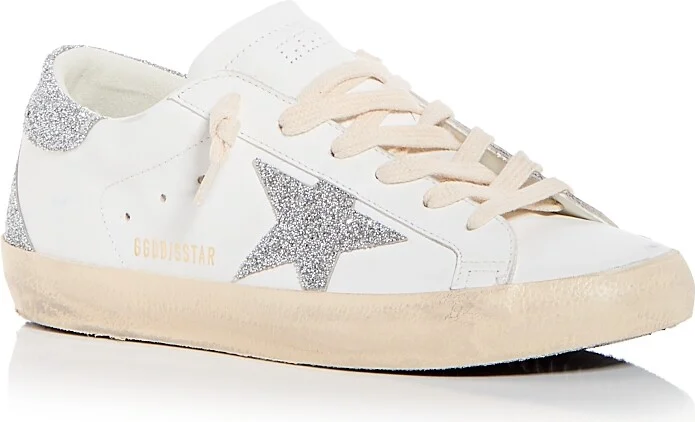 Golden Goose Women's Super-Star Swarovski Crystal Low Top Sneakers