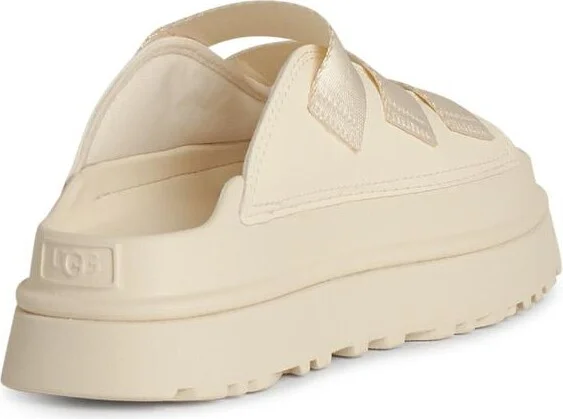 'goldenglow' Ivory Fabric Blend Slippers - Image 3