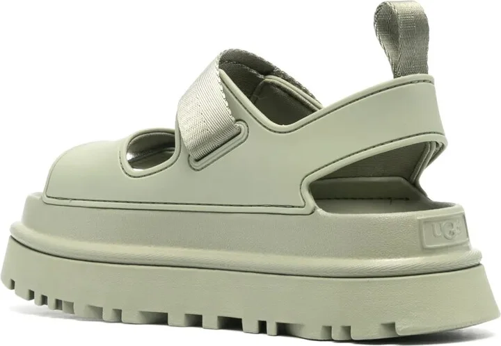 GoldenGlow logo-embossed sandals - Image 3