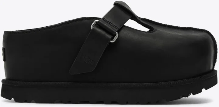 Goldenstar Hi Leather Flatform Mules