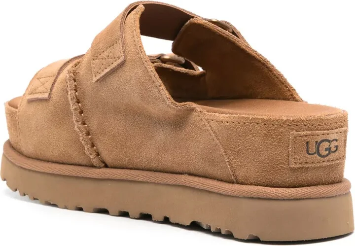 Goldenstar Hi suede slides - Image 3